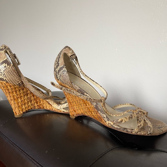 Prada python wedges - Picture 3 of 4